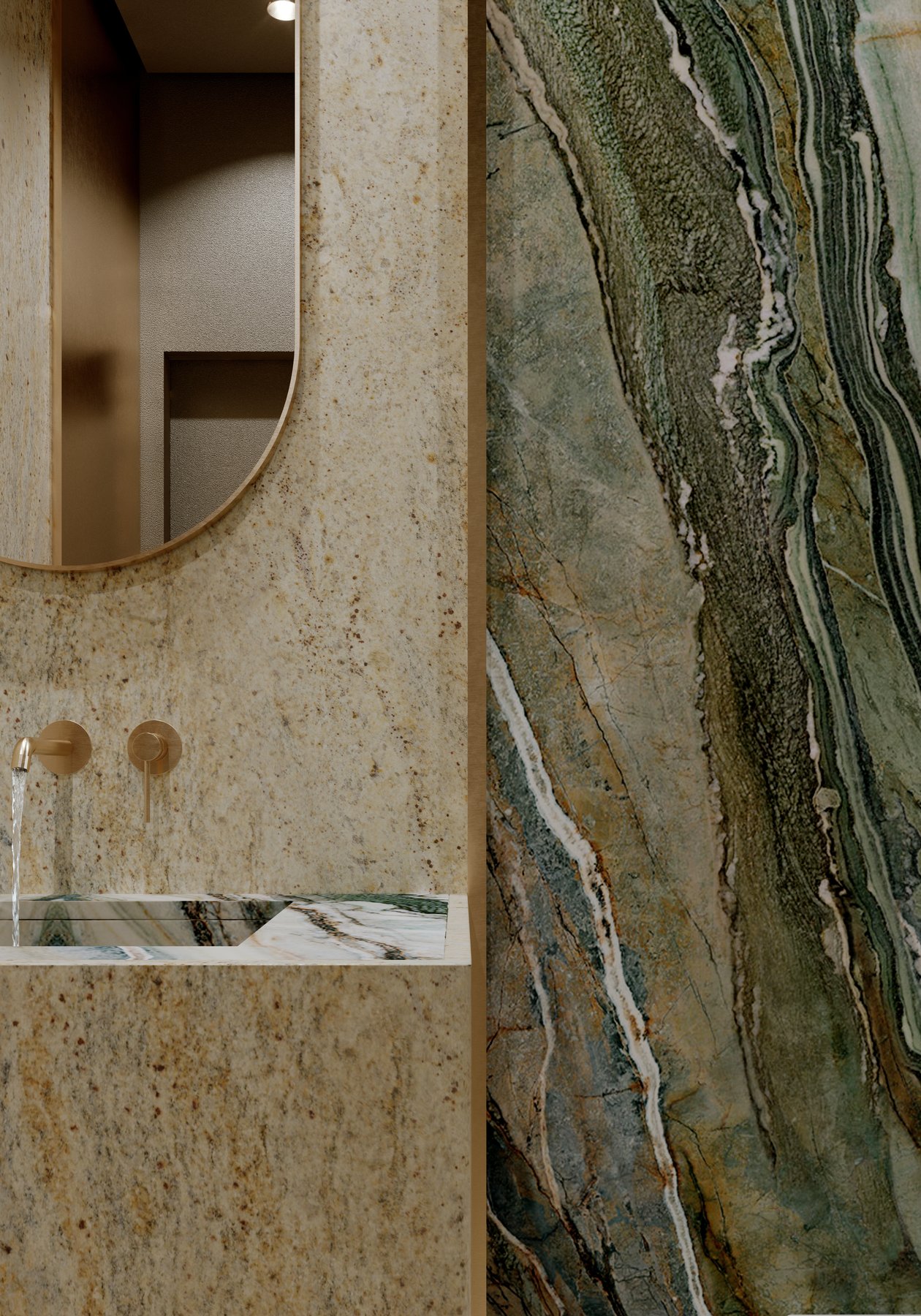 Interno 1 — Bagno in marmo