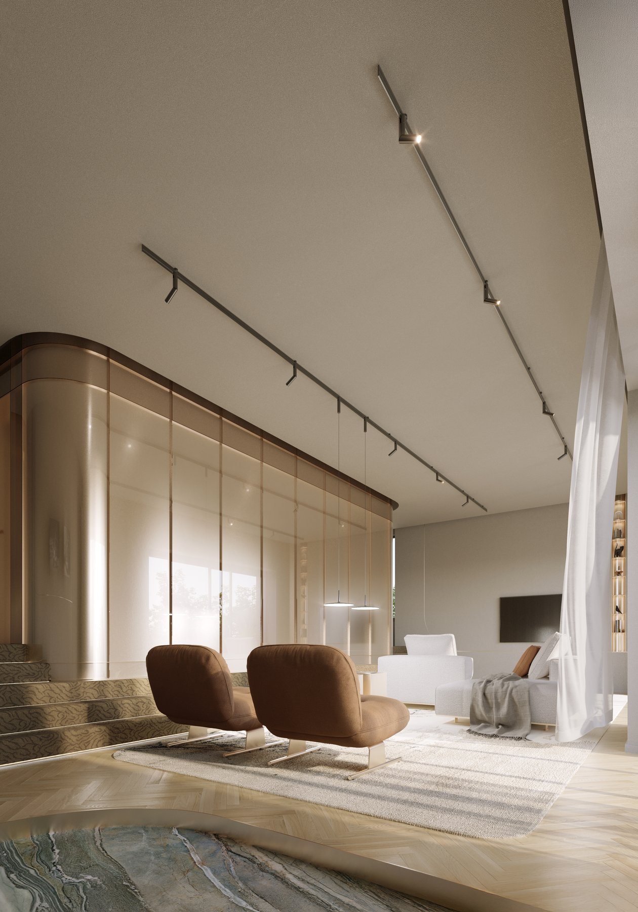 Interno 1 — Salone, zona living