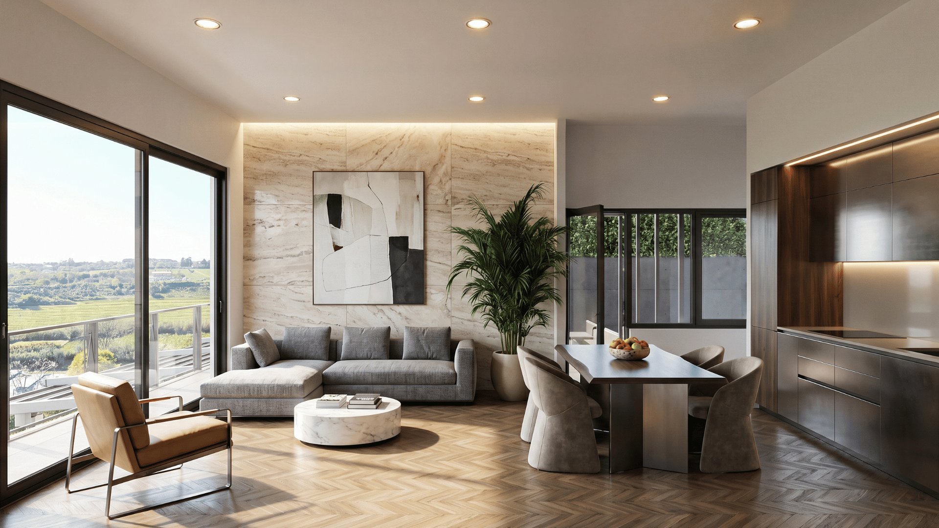 Unità 4 — Living open space con cucina