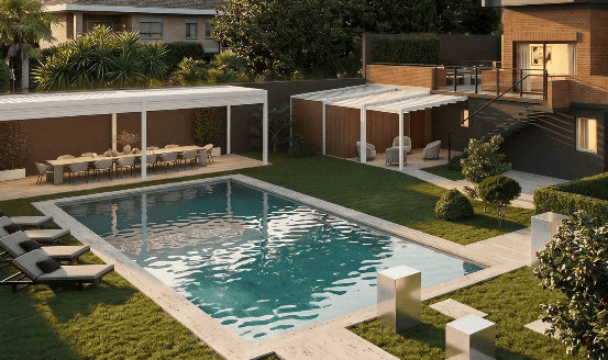 Piscina condominiale esterna
